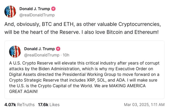 以太坊崛起与特朗普加密项目购入巨额ETH，加密货币新风潮涌动